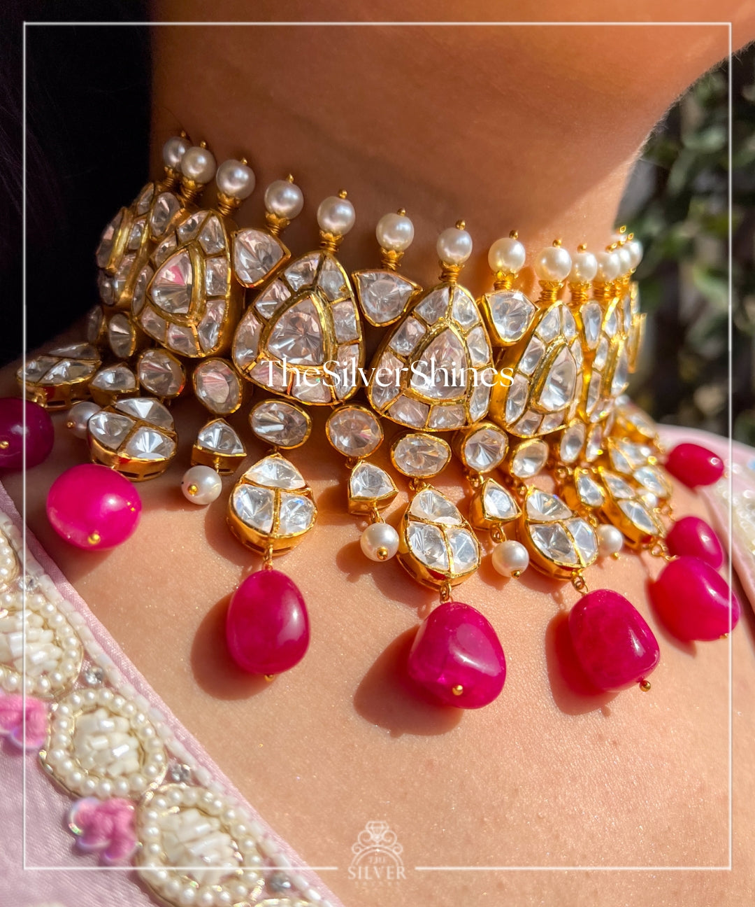 Vaidehi - Moissanite Polki Choker
