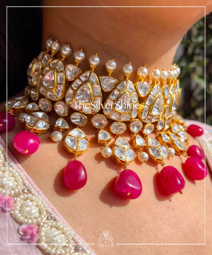 Vaidehi - Moissanite Polki Choker