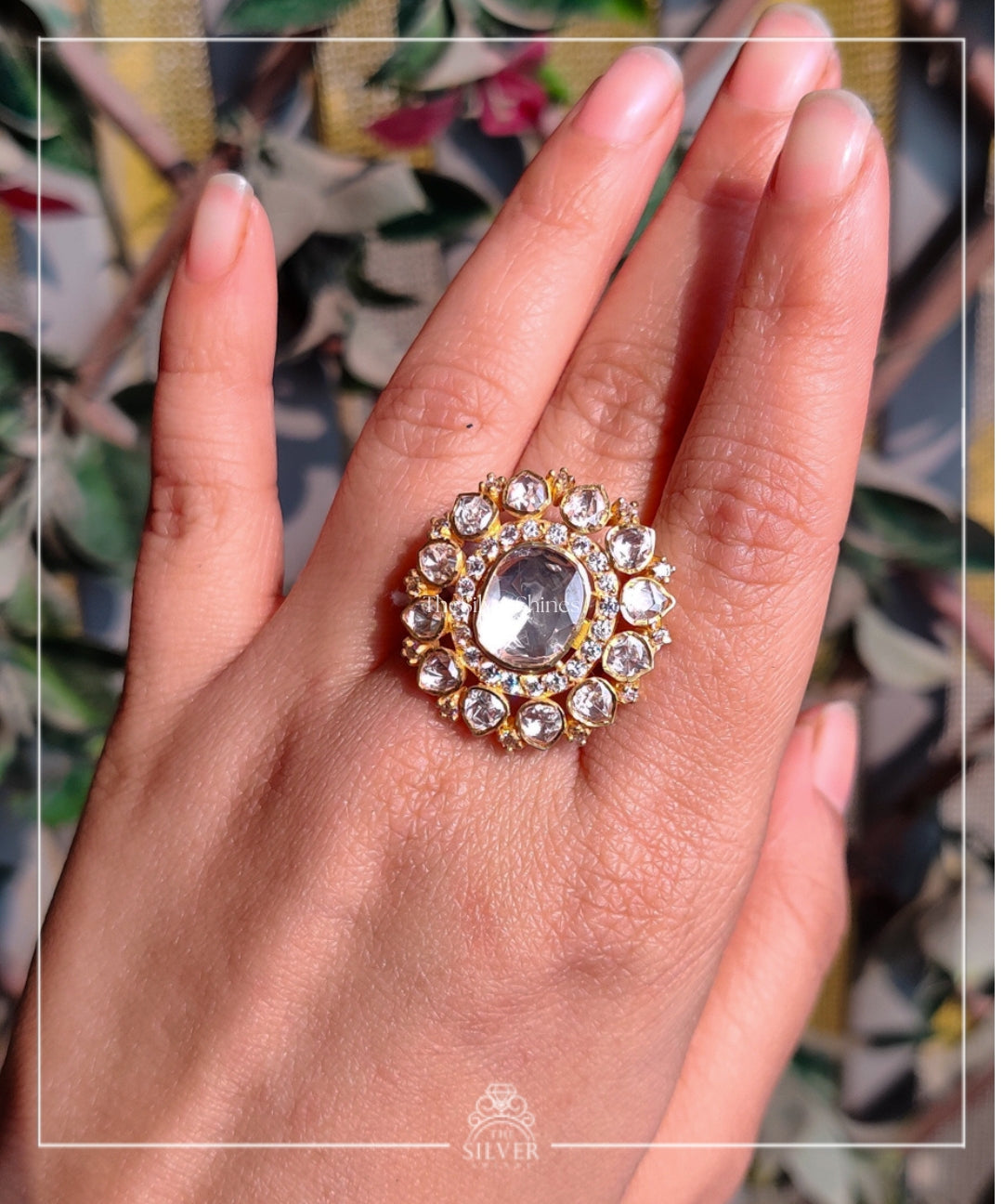 Rituja - Moissanite Polki Ring