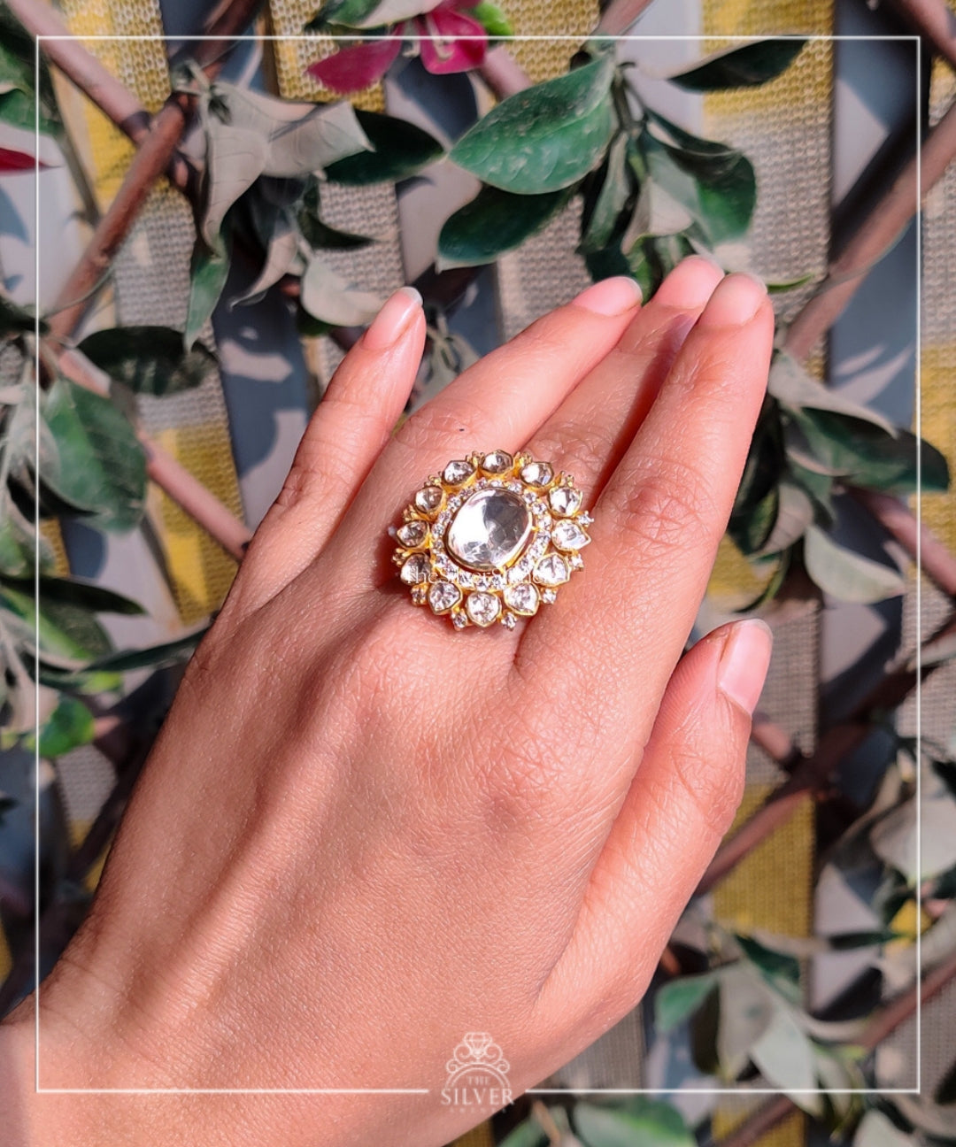 Rituja - Moissanite Polki Ring