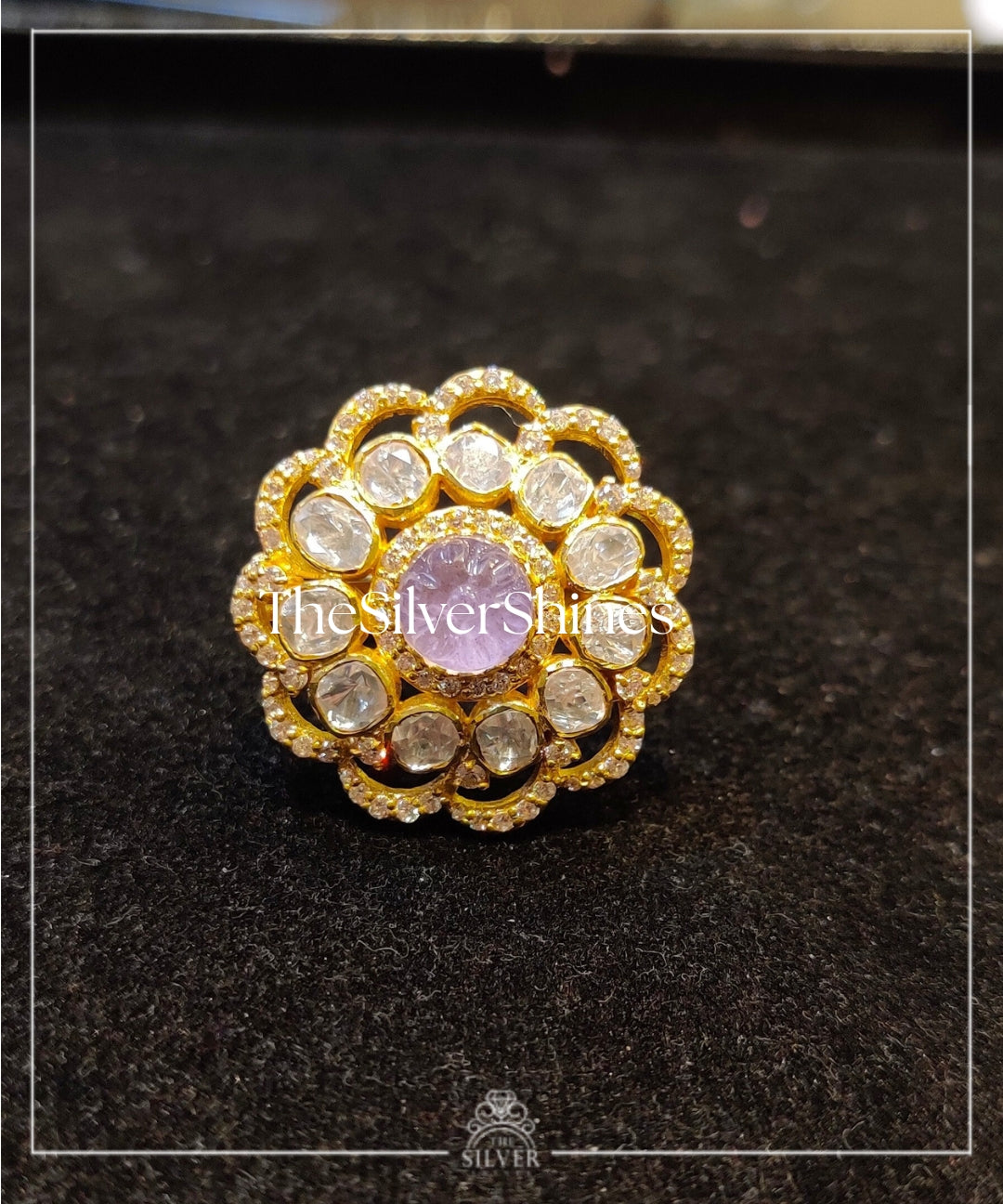 Chaitali - Moissanite Polki Ring
