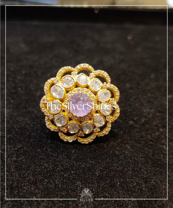 Chaitali - Moissanite Polki Ring