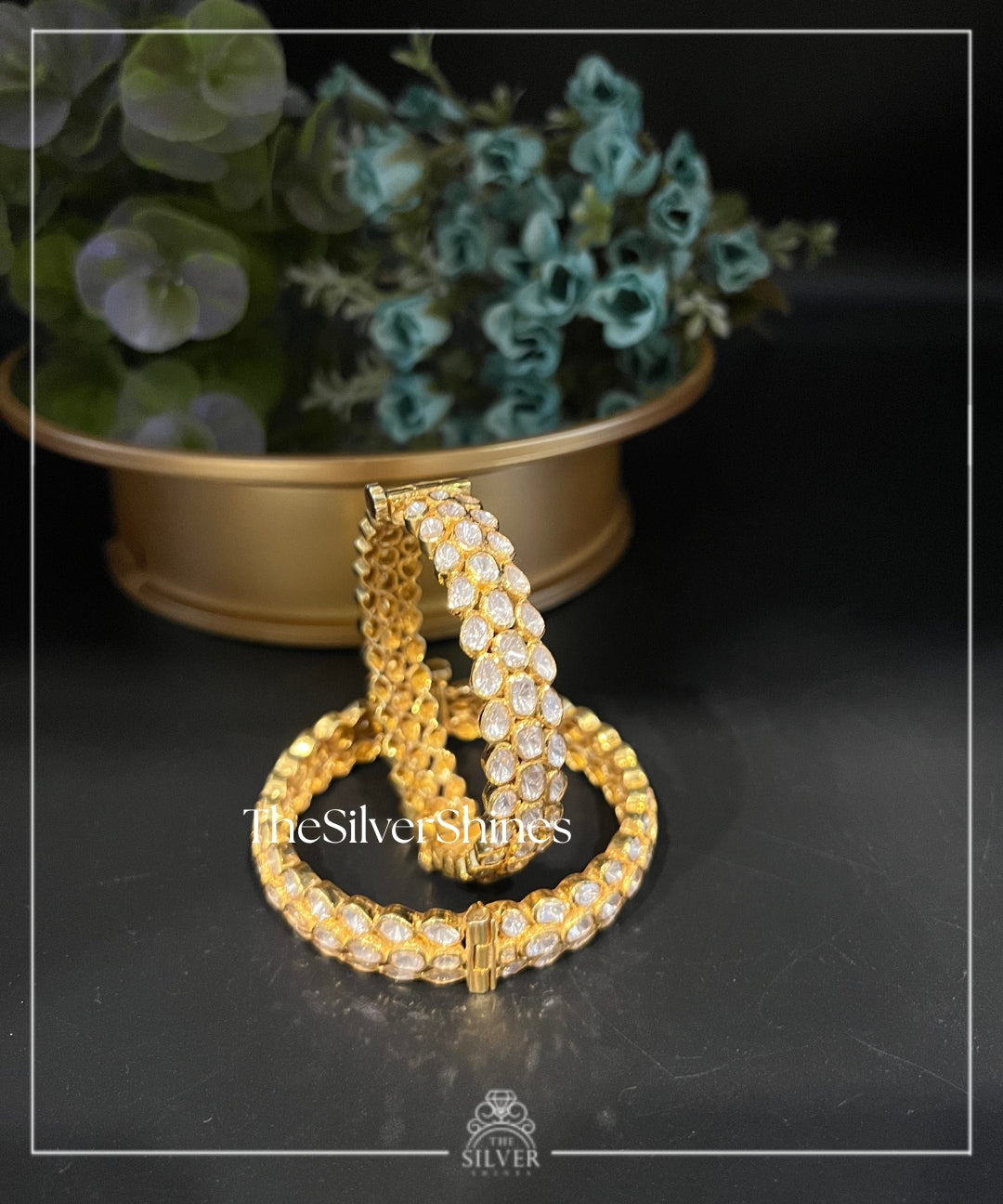 Rasika - Moissanite Polki Bangles