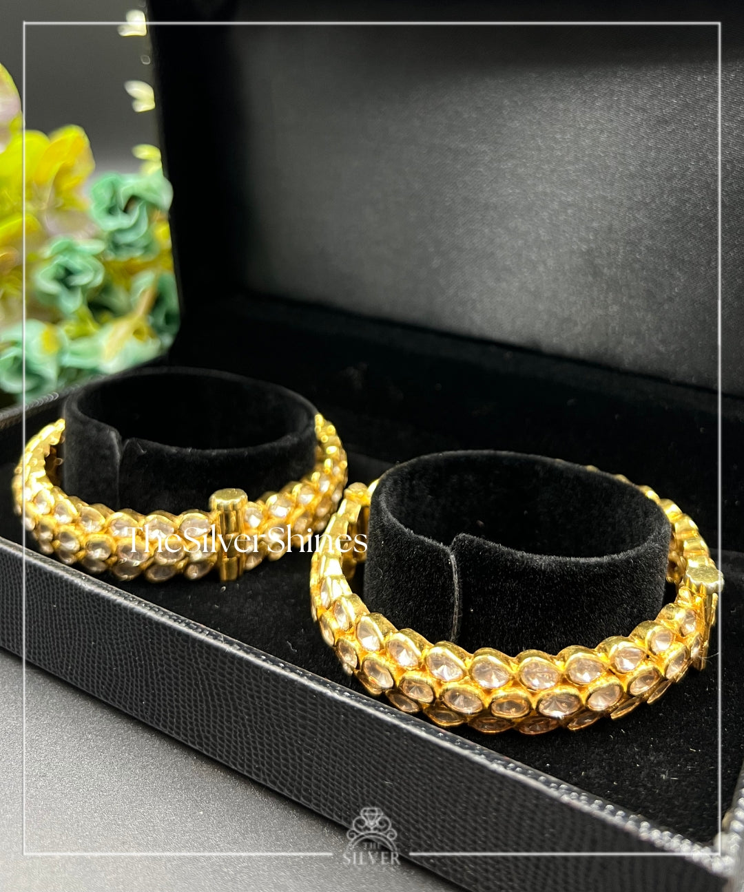 Rasika - Moissanite Polki Bangles